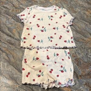 Two-Piece Set pajama / lounge set. Little girls size 8(medium)
